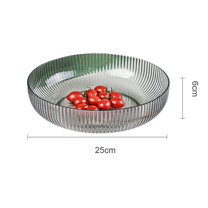 Zcooooool Fruit Bowl Stylish Designed Fruit Basket Food Grade Plastic