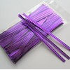 50pcs 6" Purple Plastic Lollipop Sticks + 50 Bags +