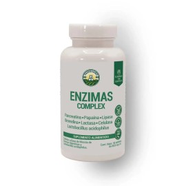 Enzimas Digestivas Lactasa, Lipasa 30 Caps Suplemento para Mejor Digestin, y Absorcin de Nutrientes Pasiguaro                                         