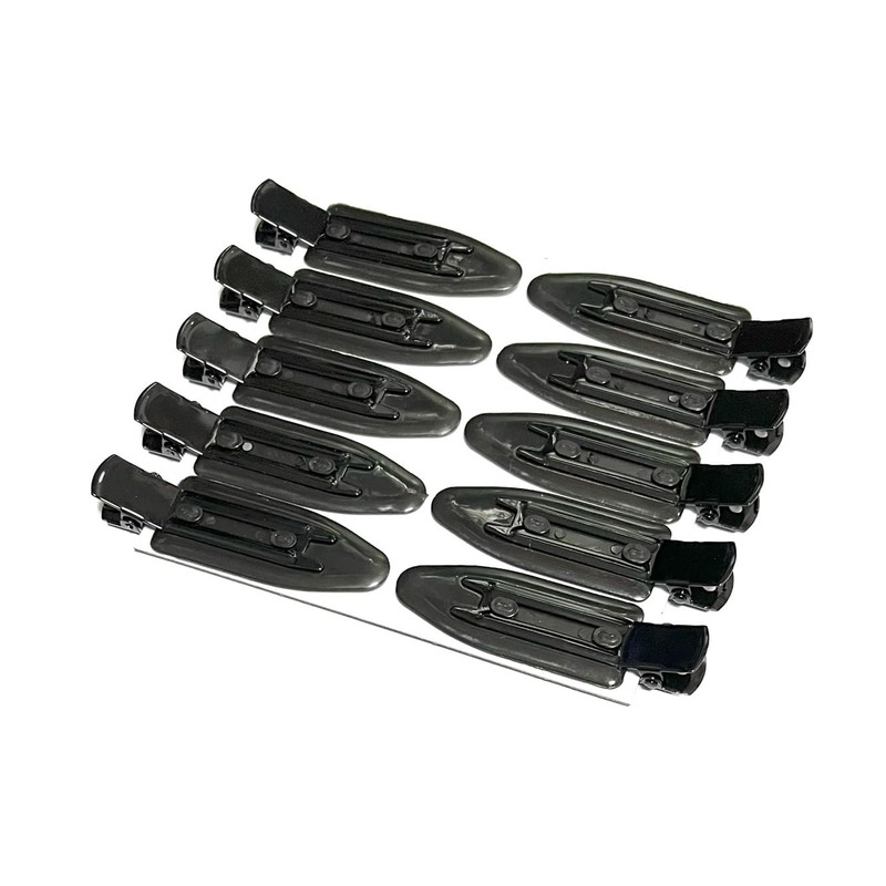 Makeup Clips, Bangs Clips, Made in Japan, Black, Set of