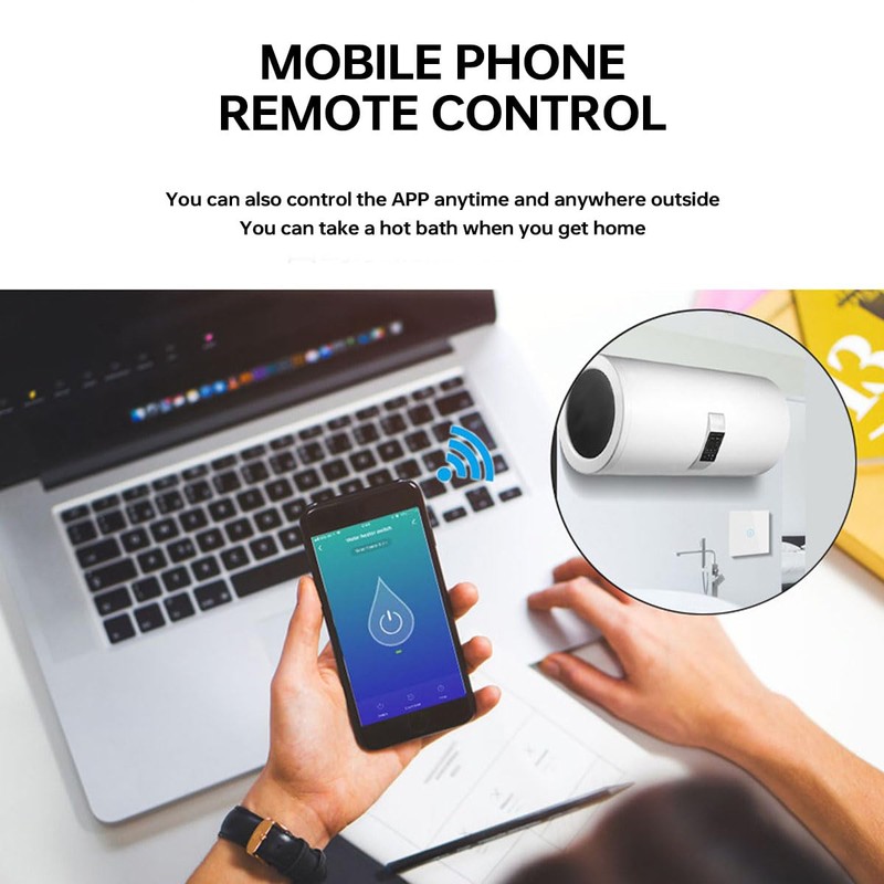 Acmerota Smart Immersion Heater Timer Switch, 40A 2.4G WIFI Smart