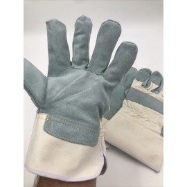 Cordova Work Gloves Leather Palms(70%) Cotton (30%) 2-Pack Medium To Large