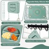 1 Pack Silicone Mat for Babies, Baby Placemat Built-in Suction