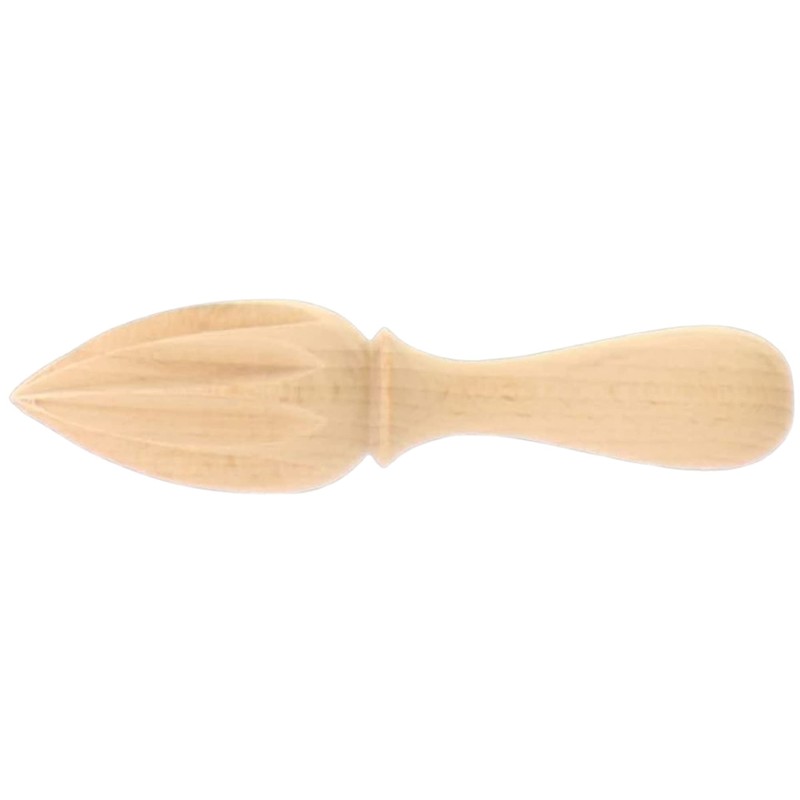 teemando® 15cm Wooden Pointed Lemon Squeezer Juicer Juicer for Citrus