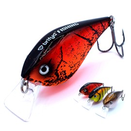 trifyd ® Fishing Pike Lure, Pack of 3 crankzilla predatory fishing lures