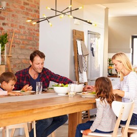 Leools E12 Led Long Bulb,7.3Inch Long Tubular Light Bulbs,T6 B11 Candelabra Bulb 40 watt for Chandeliers,Clear Glass,Warm White,2700K 400LM 4W Dimmable Tube E12 Led Edison,185mm,6Pack