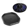 MEKA Tuff Tray with Solar Fountain, Sensory Water Play Tray