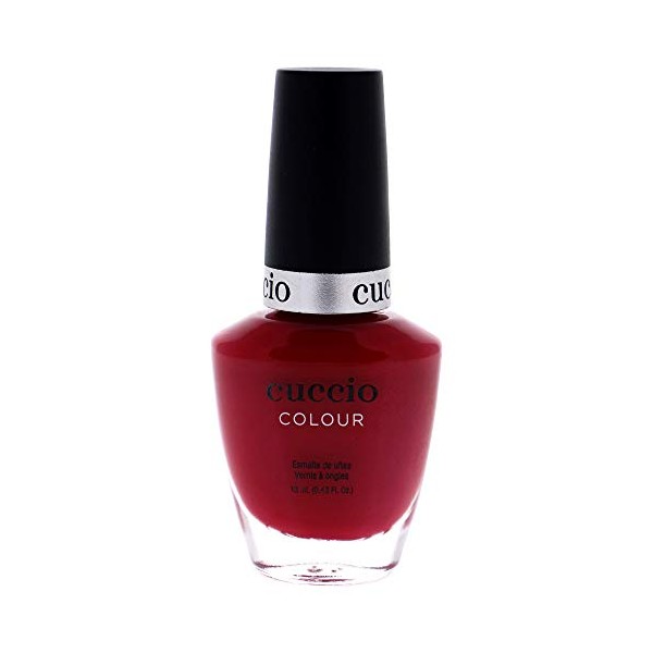 Cuccio Colour Nail Polish - Professional Nail Lacquer - Formulated With Triple Pigmentation Technology - Rich Coverage In One Coat And True Coverage In Two Coats - A Kiss In Paris - 0.43 Oz