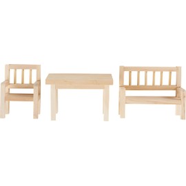 Gnome Set "Table, Bench & Chair"