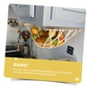 GANAZONO Macrame Fruit Vegetable Hanging Basket Kitchen Decor Space-Saving Under