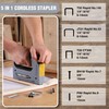WORKPRO 5 in 1 Cordless Staple Gun, 3.6V Rechargeable Electric