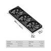 upHere 360mm All-in-One Computer Case Fan with PWM 4-Pin Interface