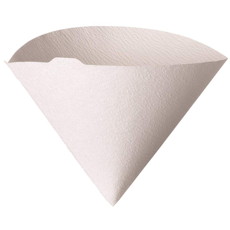 HARIO VCF-02-100W V60 Paper Filter, 1-4 Cups, 500 Pieces, White,