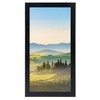 HUKONHEP 5x10 Black Picture Frames, Photos Frame with Plexiglass, Wall