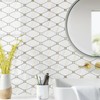 STICKGOO 10 Sheets Peel and Stick Backsplash, Polished Dolomite PVC