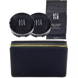 HERA 헤라블랙 쿠션 15g 21N1바닐라 (본품 2개+리필1개)+코스메틱백1개 Hera Black Cushion 15g 21N1 Vanilla (2 Pieces + 1 Refill) + Cosmetic Bag