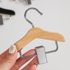 Ximimark 3PCS Solid Wood Mini Hanger for Pet Clothes Dog