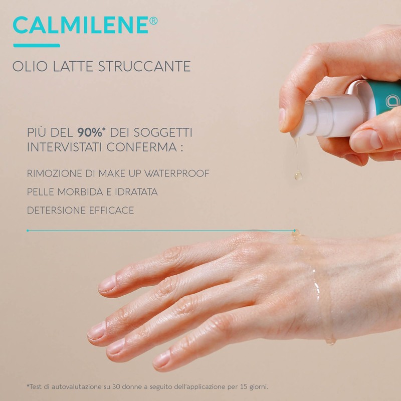 Dermovitamina Calmilene Makeup Remover Waterproof Daily Cleansing Rich Cleansing Milk