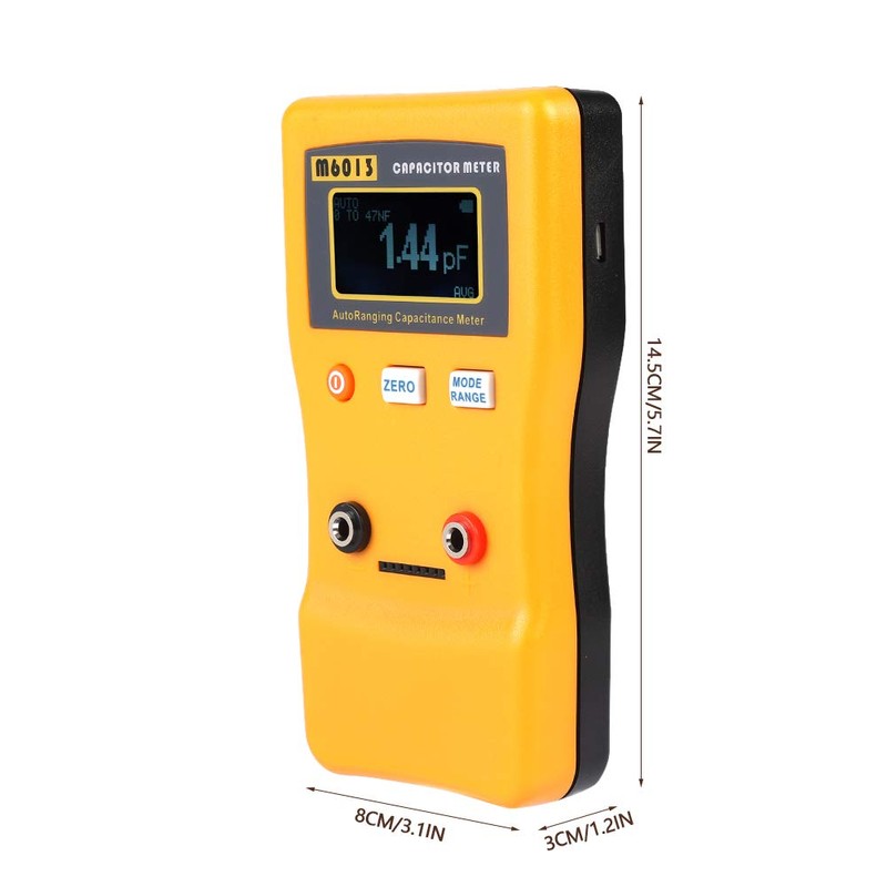 Capacitor Meter M6013 LCD, Capacitance Meter ESR Meter Capacity Resistance