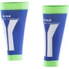 SIX2 Compression Calf Bandage Blue/Green L Unisex Adult