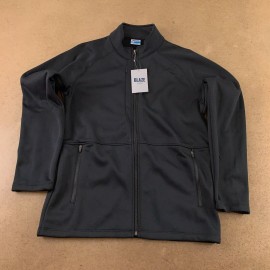 Maevn Blaze Men's Size Small Black Warm-Up Bonded Fleece Scrub Jacket 3814 NWT