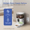 Automatic Cat Feeder, 4L Cat Food Dispenser with 10s Voice