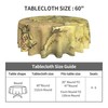 Teery-YY Middle Earth Map Pattern Round Tablecloth 60 inches Resistant
