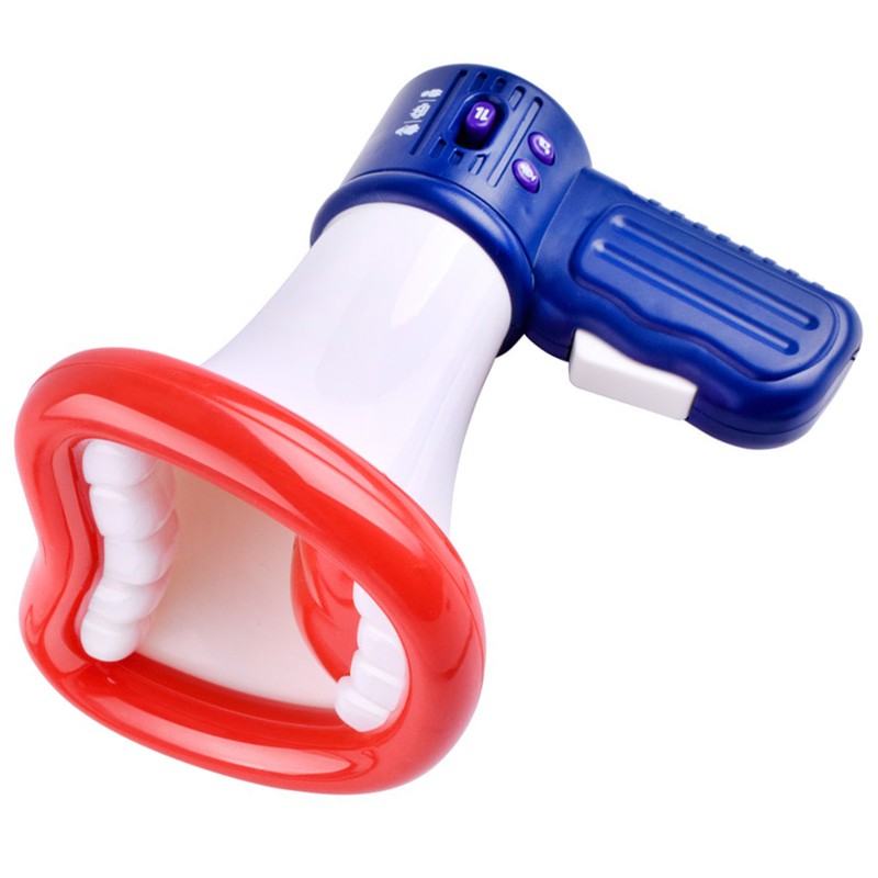 Voice Changer Horn Toy for Kids Mouth Shape Multi Button