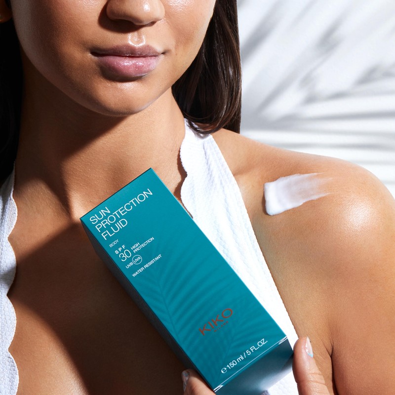 KIKO Milano Sun Protection Fluid Body Spf 30, Moisturising Body