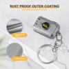 Vola Portable Folding Nail Clippers Travel Keychain Stainless Steel Silver