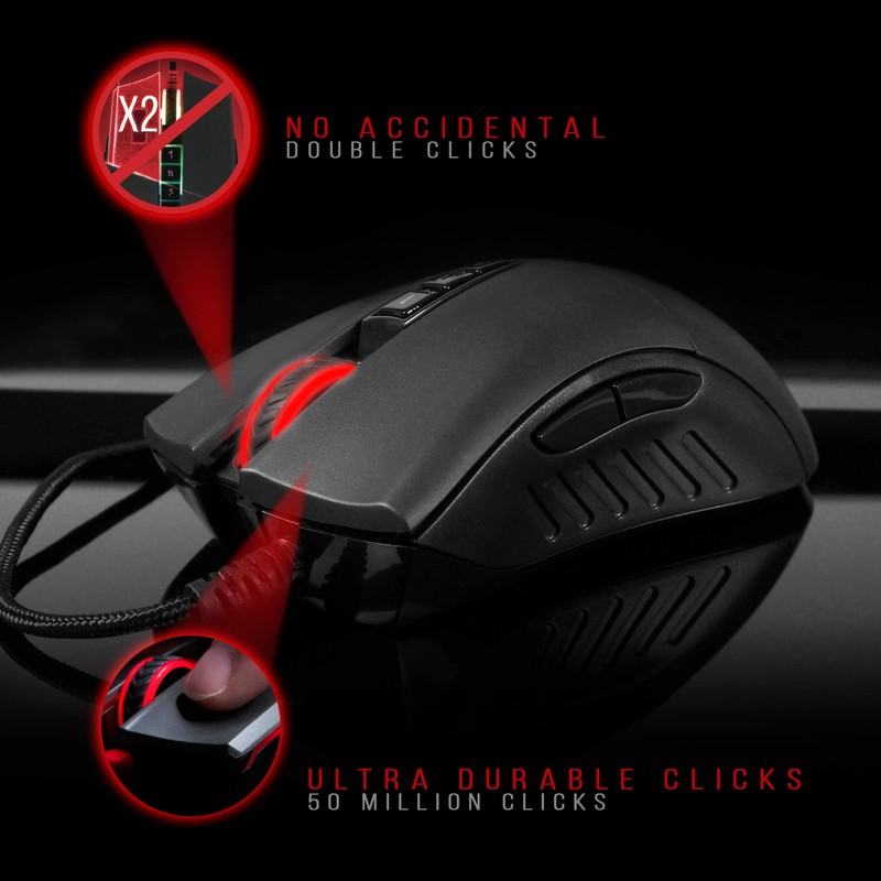 Bloody SP30 Ergonomic Optical Switch Gaming Mouse - Fastest Mouse