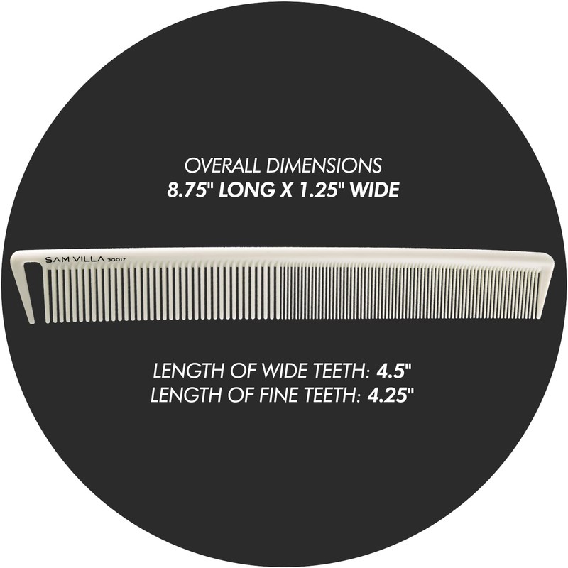 Sam Villa Signature Series Long Cutting Comb