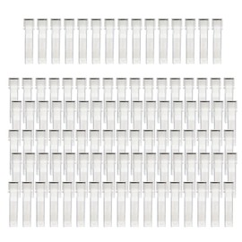 HUAZIZ Pack of 100 1.5 ml Freezing Tubes, Transparent, 1.5 ml Transparent with Lid, Plastic Cryo Tube, Test Tube Test Tube for Laboratory