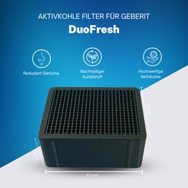 Activated Carbon Filter for Geberit DuoFresh, Replacement Filter for Geberit Filter