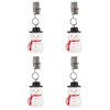 TwoFish Home Snowman Table Cover Clips Set of 4 Xmas