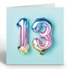 Ruby Ashley 13th Birthday Card For Boy Or Girl -