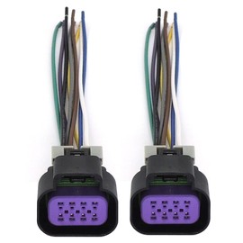 HiSport Gen 3 Throttle Body Connector Pigtail DBW 8 Wire Vortec 4.8 5.3 6.0 LQ4 LQ9, 2PCS