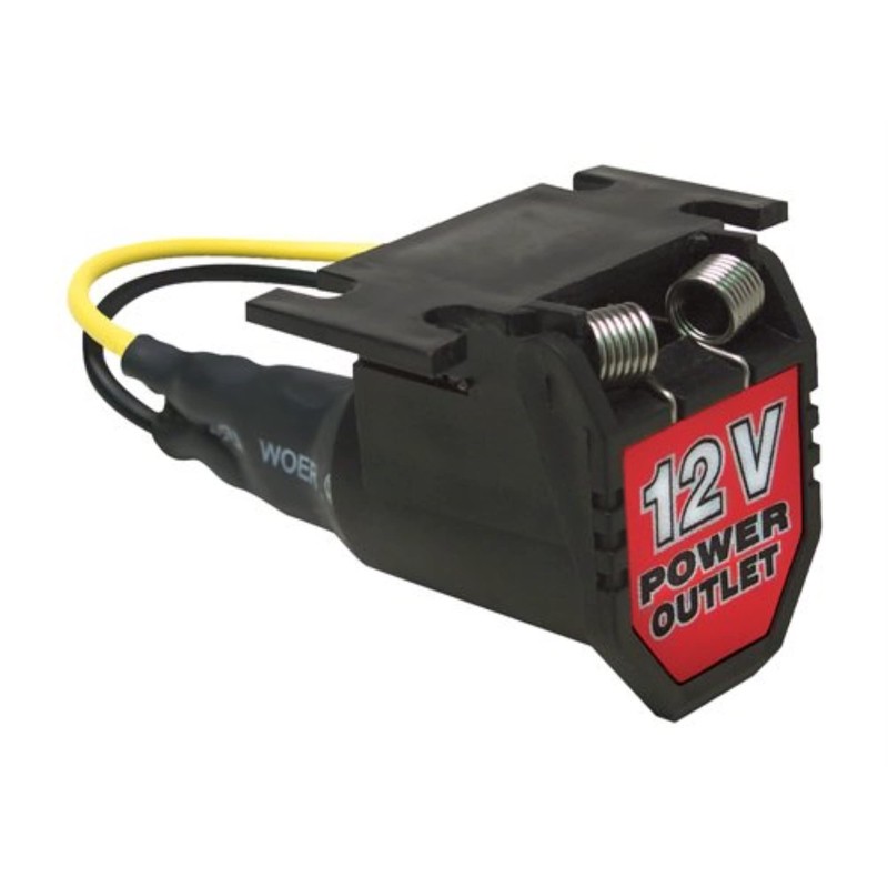 RoadPro RPPS-16ES 12-volt Auxiliary Power Port or Outlet , Black