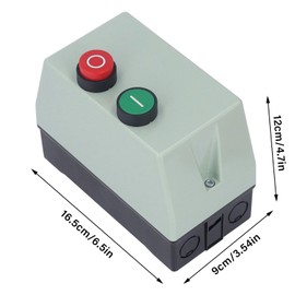 Magnetic Starter 1 Phase 220 230V 3 Phase 380 400V Magnetic Electric Motor Starter Waterproof Magnetic Switch Box