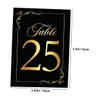GRIRIW 30Pcs Double Sided Wedding Table Numbers Cards Elegant Design