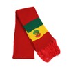 RW Knitted Rasta Lion Scarf (Red/Rasta)