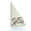 Napkins Pomp Cream Mocha Table Decoration Wedding Decoration Napkins Folded