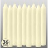 Hyoola Taper Candles - 6 Inch Ivory Dripless, Unscented Dinner