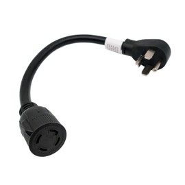 Parkworld 60745 Adapter Cord Dryer 4-Prong 14-30 Plug Male to Generator L14-30 Receptacle Female 30A 250V, 14-30P to L14-30R 1.5FT