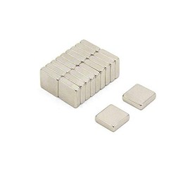 N42 Neodymium Magnet for Arts, Crafts, Model Making, DIY, Hobbies, Science, Office and Home - 10mm x 10mm x 3mm thick - 2.2kg Pull - Pack of 20