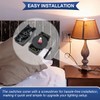 Xiatiaosann 20 Pcs Inline Rotary Cord Switch 3A 125V ON/Off