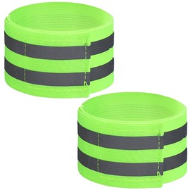 세이프런 야광 반사 안전 밴드 Saferun Glow-in-the-Dark Reflective Safety Band, Free × 주황 × 2세트
