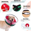 Inflatable Dog Cone Collar with Enhanced Anti-Licking, Soft Neck Donut