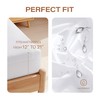 MLILY Mattress Protector Queen Size, Smooth Cooling Waterproof Mattress Cover,