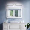 SOLFART LED Vanity Lights Bundle 7248-5T and 8778-1000mm-Silver Modern Bathroom